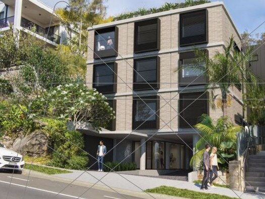 An artist's impression of a proposed 26-room boarding house on Pacific Pde at Dee Why.