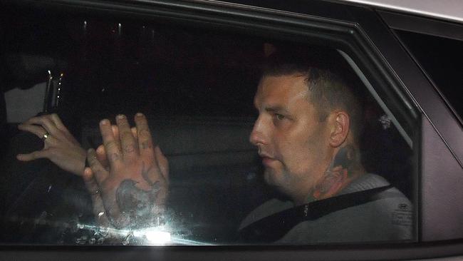 Zlatko Sikorsky arriving at Maroochydore Police Station. (AAP Image/Darren England)