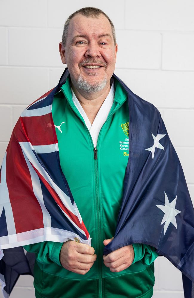 Sunshine Coast karate talent Brett McRae. Picture: Matt Craven.