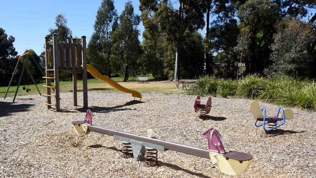 The playground in Tabilk Reserve, Wantirna, is one playground getting a makeover. Picture: Steve Tanner