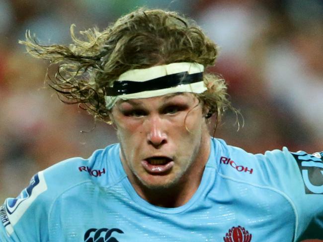 Michael Hooper of NSW during the Super Rugby match between the Queensland Reds and the NSW Waratahs. Pic Darren England.