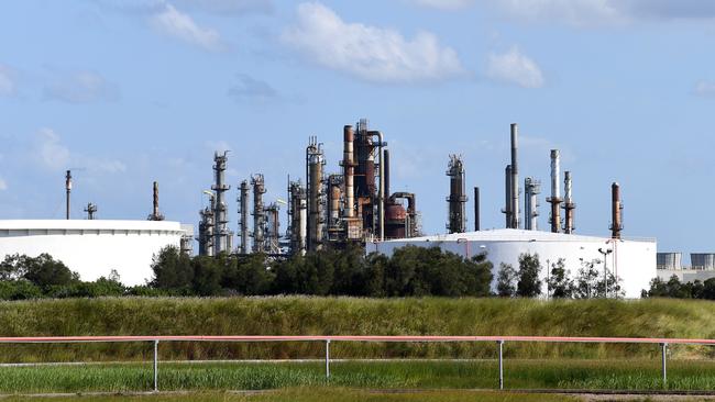 Ampol’s fuel refinery in Brisbane. Picture: AAP