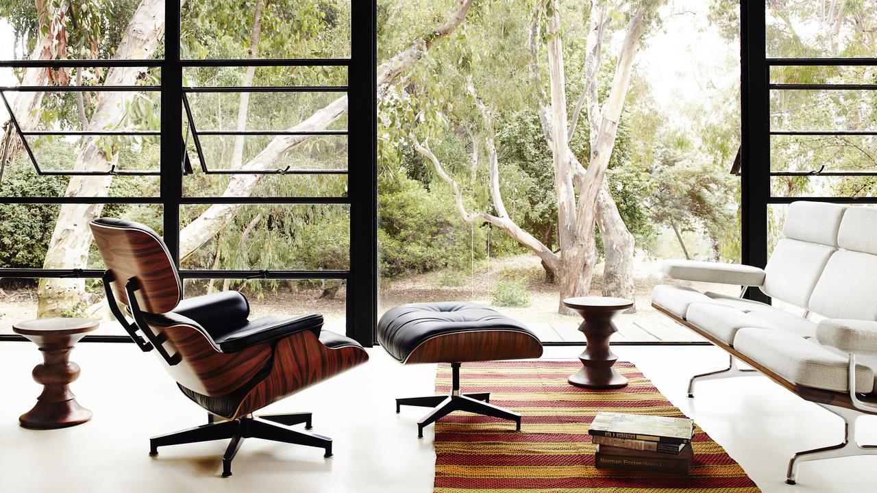 Reading TV a nap Eames lounge chair and ottoman fits perfectly