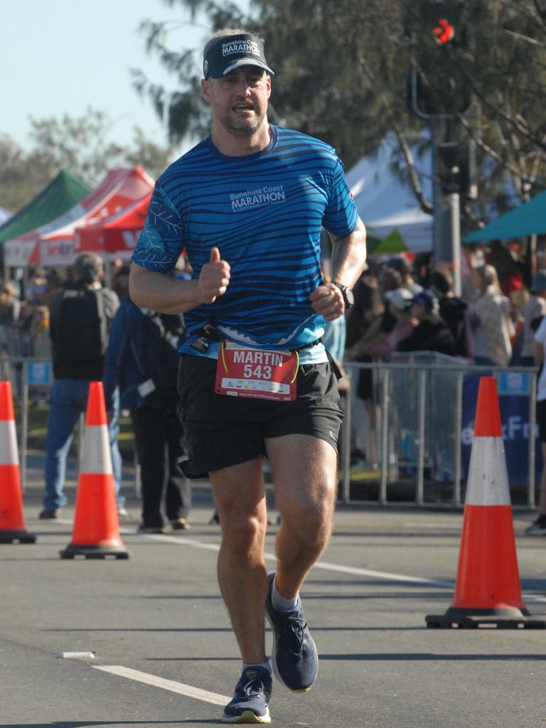 Martin Kriel at the 2022 Sunshine Coast Marathon and Community Run Festival.