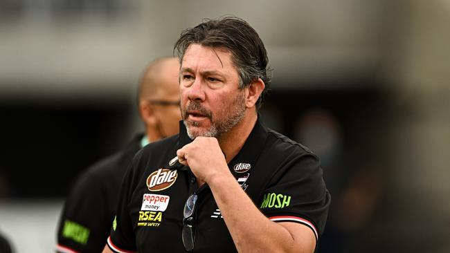 Brett Ratten has staunchly defended the conduct of his star players. Picture: AFL Photos