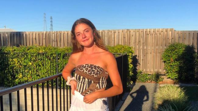 Social butterfly: Alyssa Postle, pictured in 2019, had helped organise a night out with school mates.