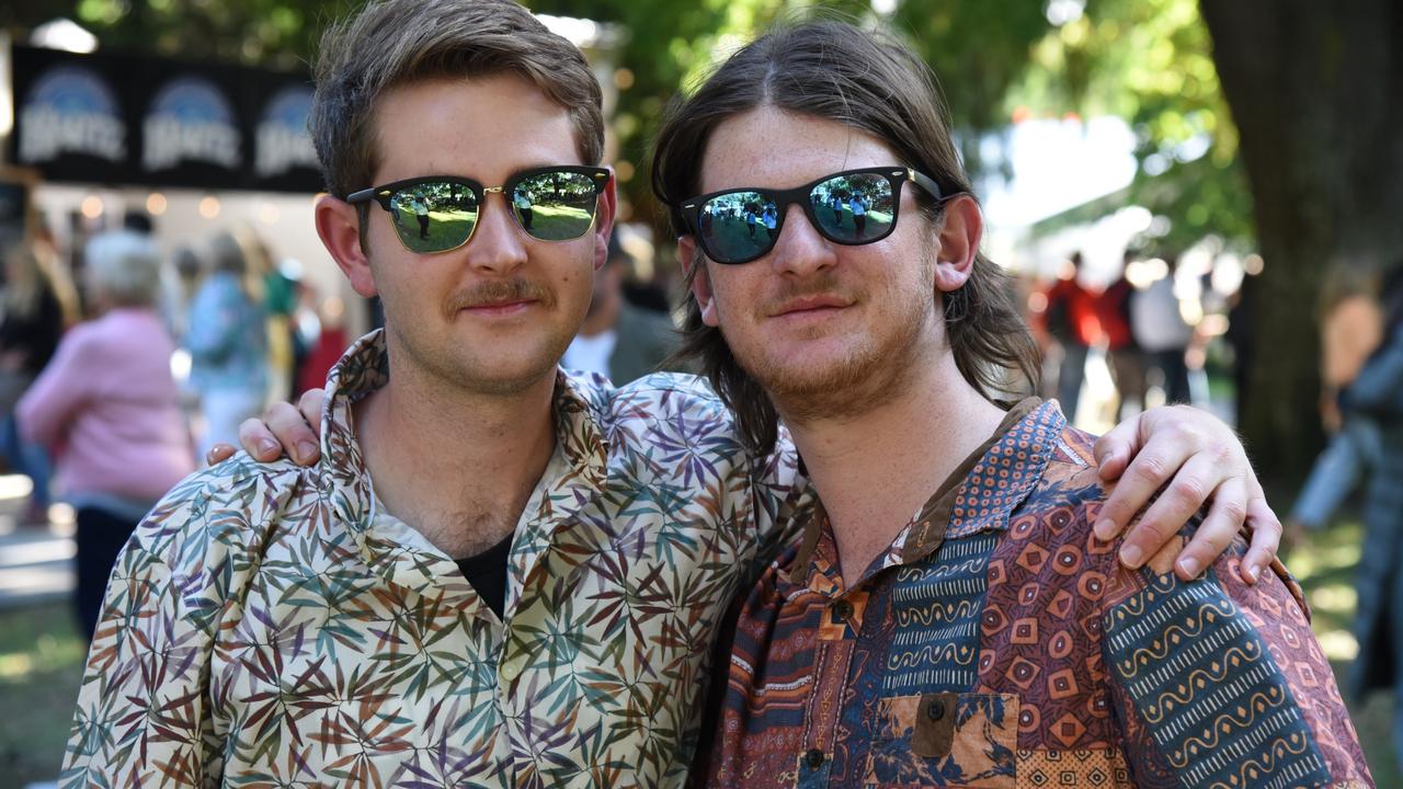 Jonty Foon and Tyson Harris at City Park on Day 1 of Launceston's Festivale. Picture: Alex Treacy