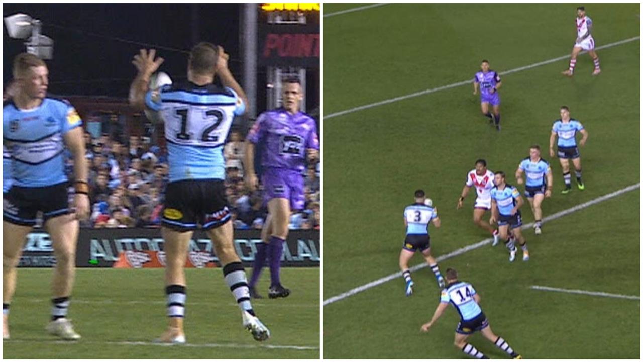 Did the bunker get this call right for the Sharks' matchwinning try.