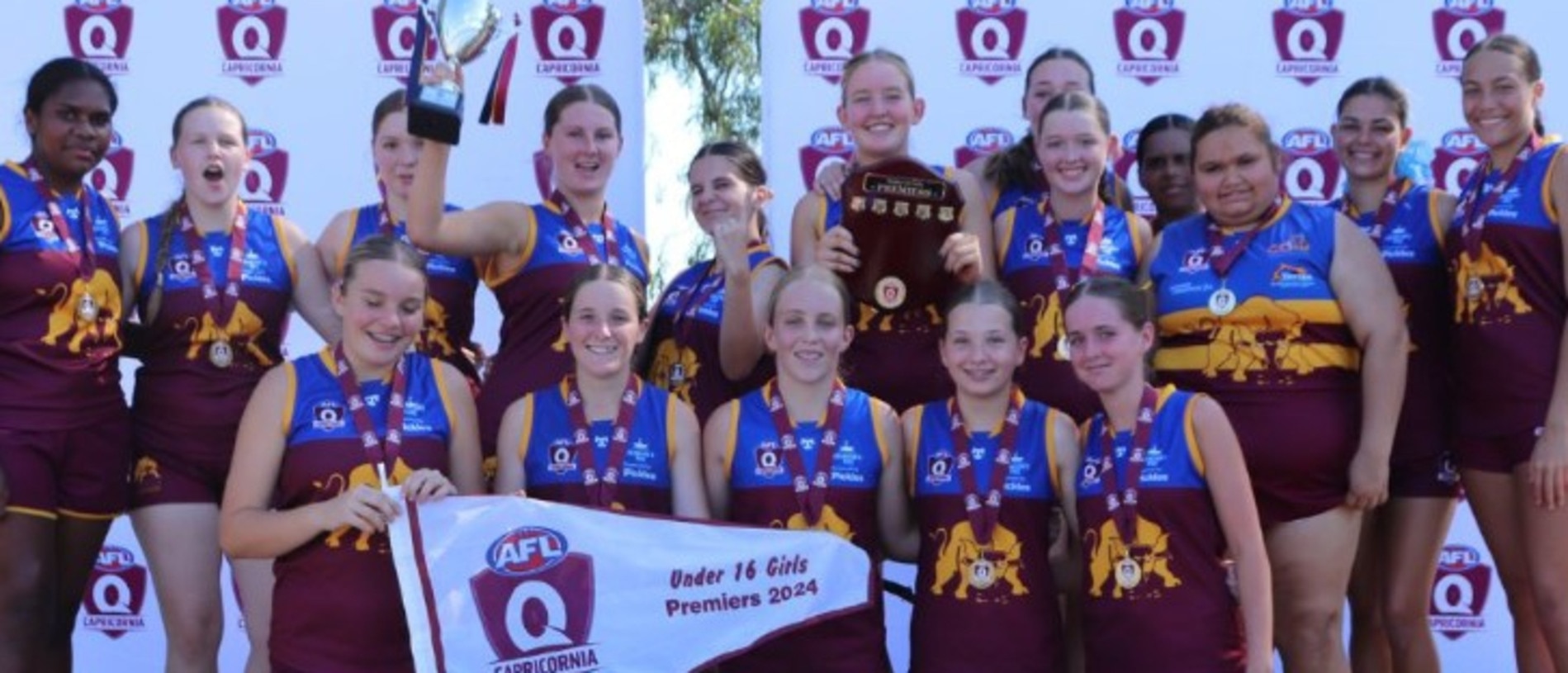 The Glenmore Bulls claimed victory in the under-16 girls grand final.