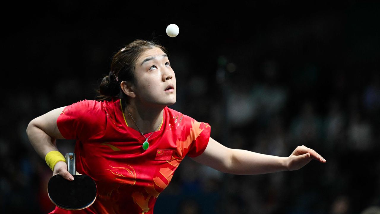 China's Chen Meng. A 29-year-old woman was arrested for posting defamatory online comments about athletes and coaches after the women’s singles table tennis final. Picture: AFP