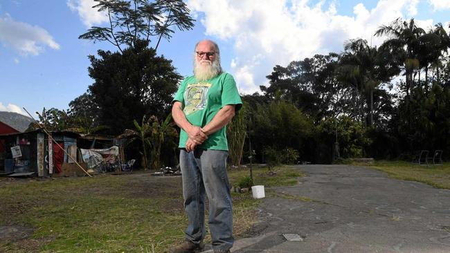 STILL WAITING: Hemp Embassy president Michael Balderstone is disappointed that the DA has not yet been granted for the old museum and Rainbow Cafe site. Picture: Marc Stapelberg