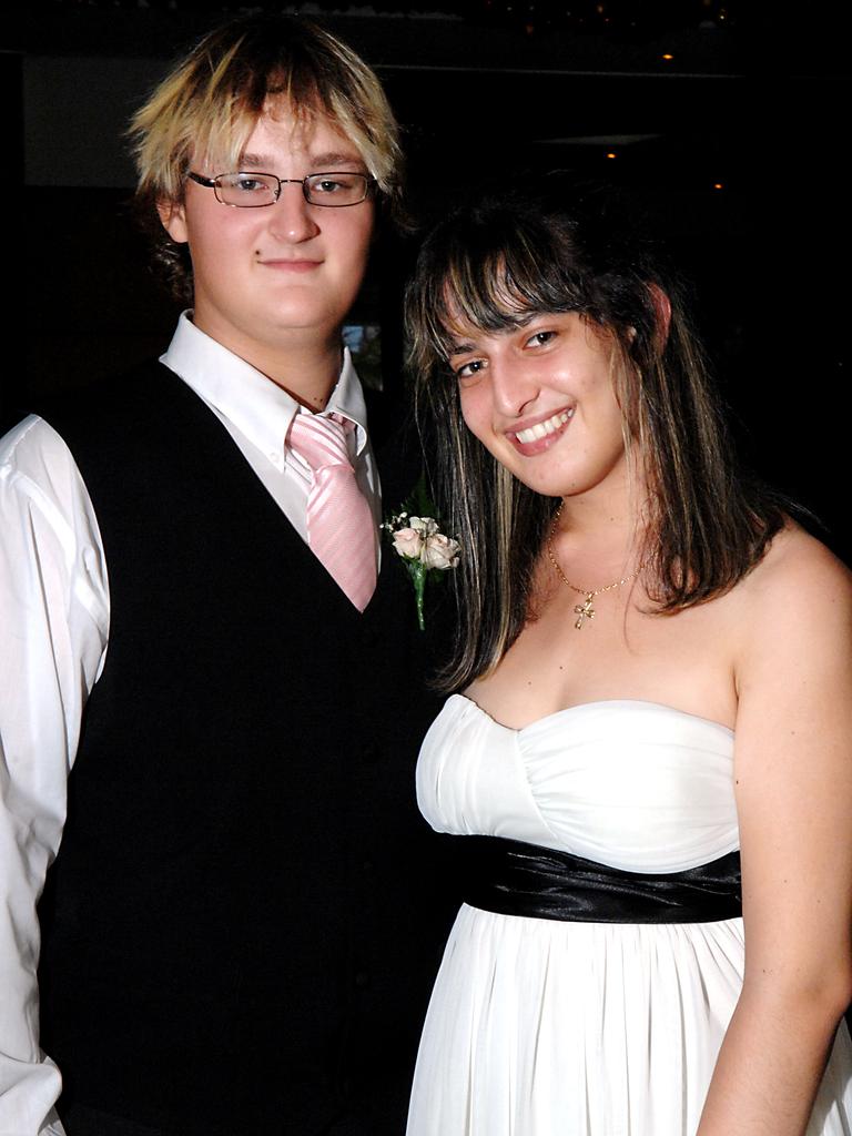 Dylan Ormston and Nomiki Amorginos at the 2009 Palmerston High School formal at SkyCity. Picture: NT NEWS