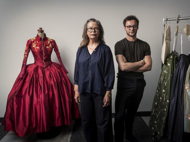 Costume &amp; Set Designer Tracy Grant Lord and Choreographer Liam Scarlett at Queensland Ballet in Brisbane. Photo: Glenn Hunt/ The Australian