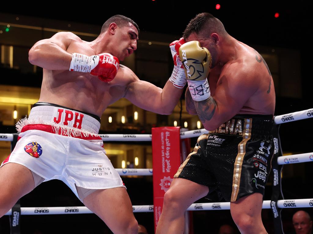 Huni says he’s going back to his old style this Wednesday. Picture: Mark Robinson/Matchroom Boxing via Getty Images