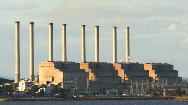 Hazelwood was a coal powered, steam driven power station.