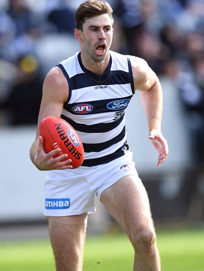 Chris Scott says Ryan Abbott is not your usual ruckman. Pic: AAP