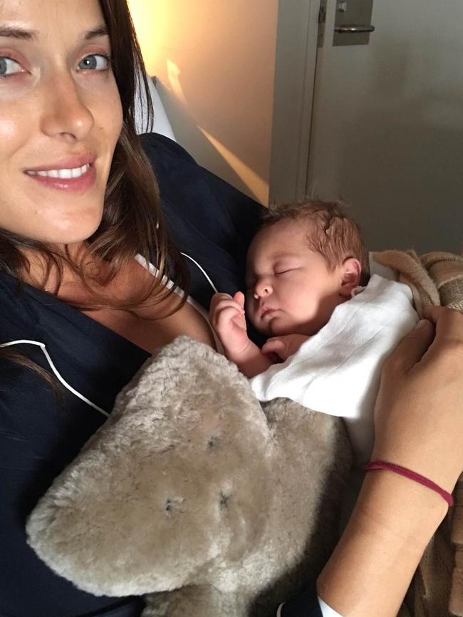 Hemmes and his partner, New Zealand model Kate Fowler, have named their daughter Alexa Merivale. Picture: Supplied/ Justin Hemmes