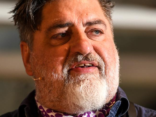 Matt Preston of Masterchef fame at Ikea with Warren Mendes making meatballs. PICTURE : PENNY STEPHENS. 12TH MARCH 2019