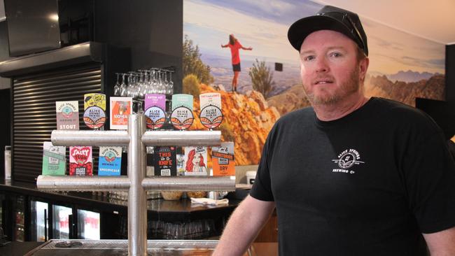 Alice Springs Brewing Co owner Kyle Pearson. Picture: Gera Kazakov