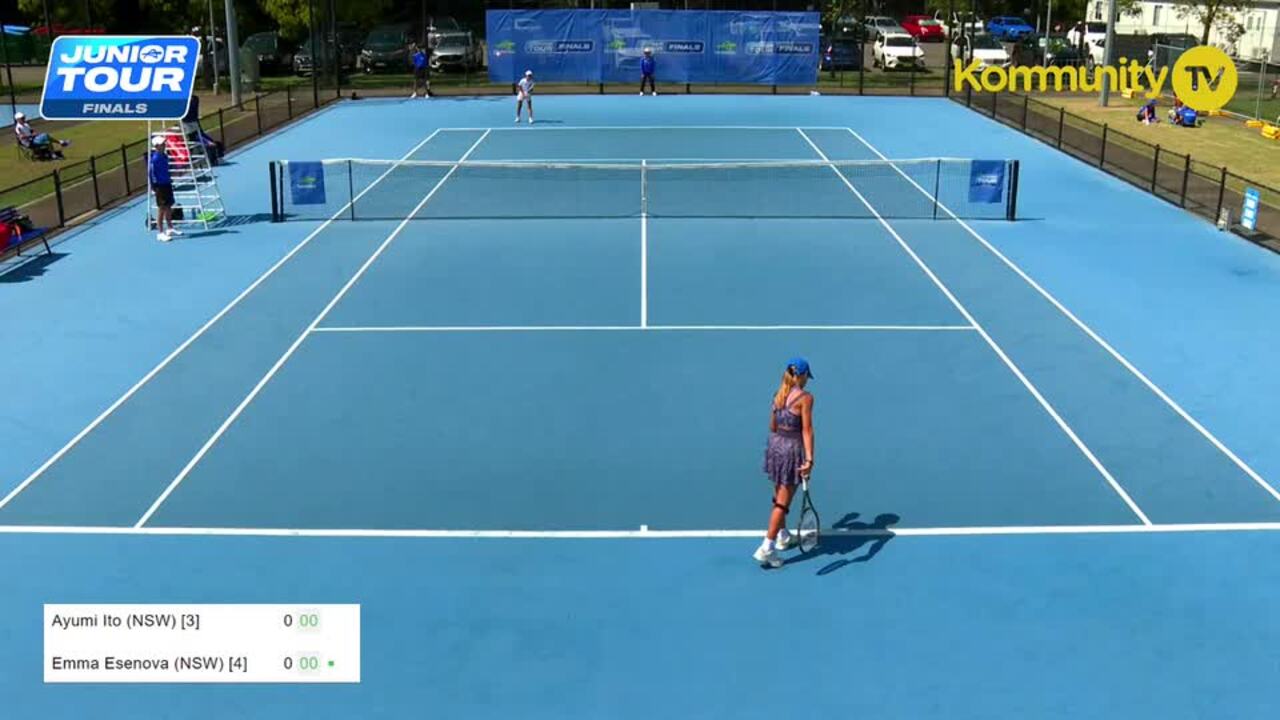 Replay: Ayumi Ito v Emma Esenova (Under-12 Girls Singles Final) 2024 Tennis Australia Junior Tour Masters U12, U14 Day 7