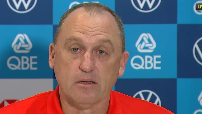 John Longmire got emotional talking about his family.