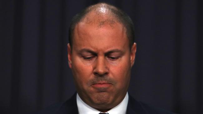 Treasurer Josh Frydenberg says “the price paid by the community is immense”. Picture: Kym Smith