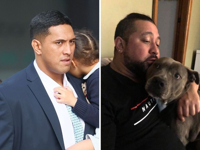 Oshae Jackson Tuiasau (left) has pleaded not guilty in the Brisbane Supreme Court to unlawfully striking 39-year-old Toro George (right), who died in hospital eight days after the alleged attack on December 19, 2021, in Surfers Paradise.