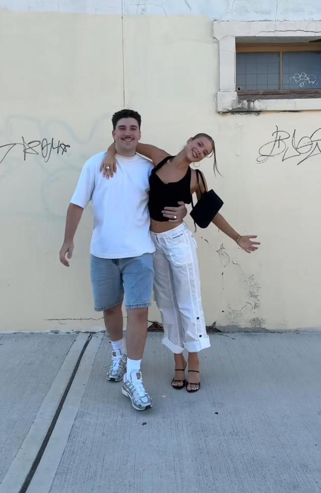 The pair met at a nightclub four years ago and the rest is history. Picture: TikTok/@jamolennon