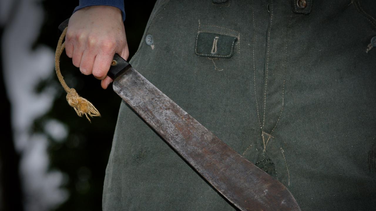 A meth-addicted young man has faced court after terrorising the staff of two businesses while armed with an array of weapons including a machete and a tree branch. Generic. Picture: iStock