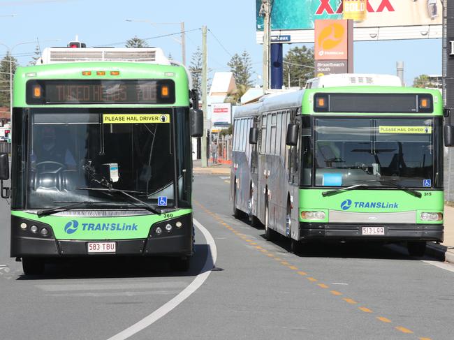 Bus drivers and cleaners have called another one-day strike as a pay dispute drags on. Picture: Glenn Hampson.