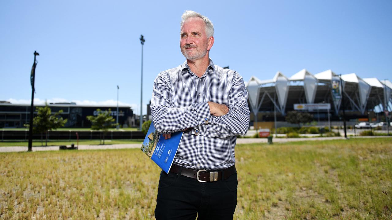 Michael Graham, Director Focus Pacific Australasia, pictured on the site where the Double Tree by Hilton Hotel will be completed in 2023. Picture: Shae Beplate.