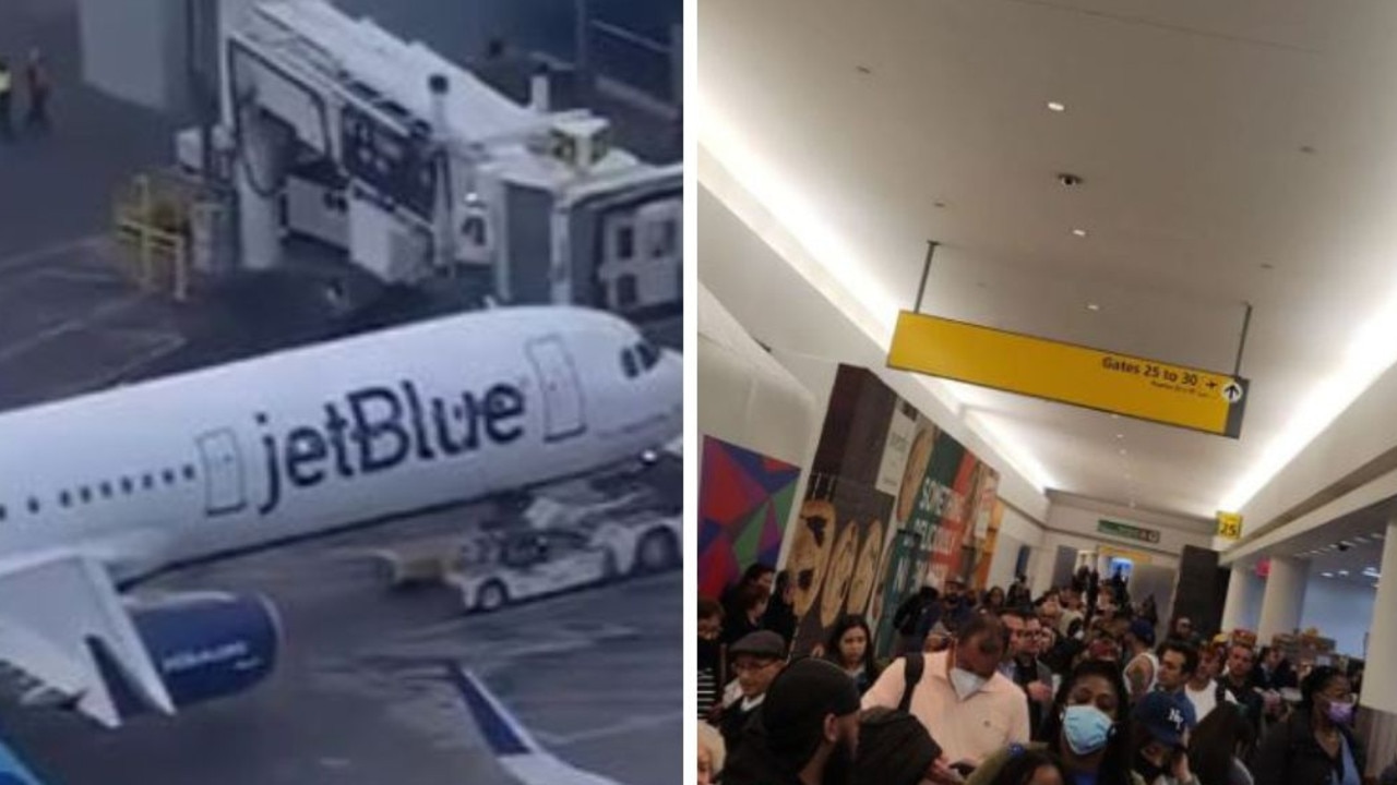 Odrzutowiec JetBlue uderza w ogon innego odrzutowca na lotnisku JFK w Nowym Jorku