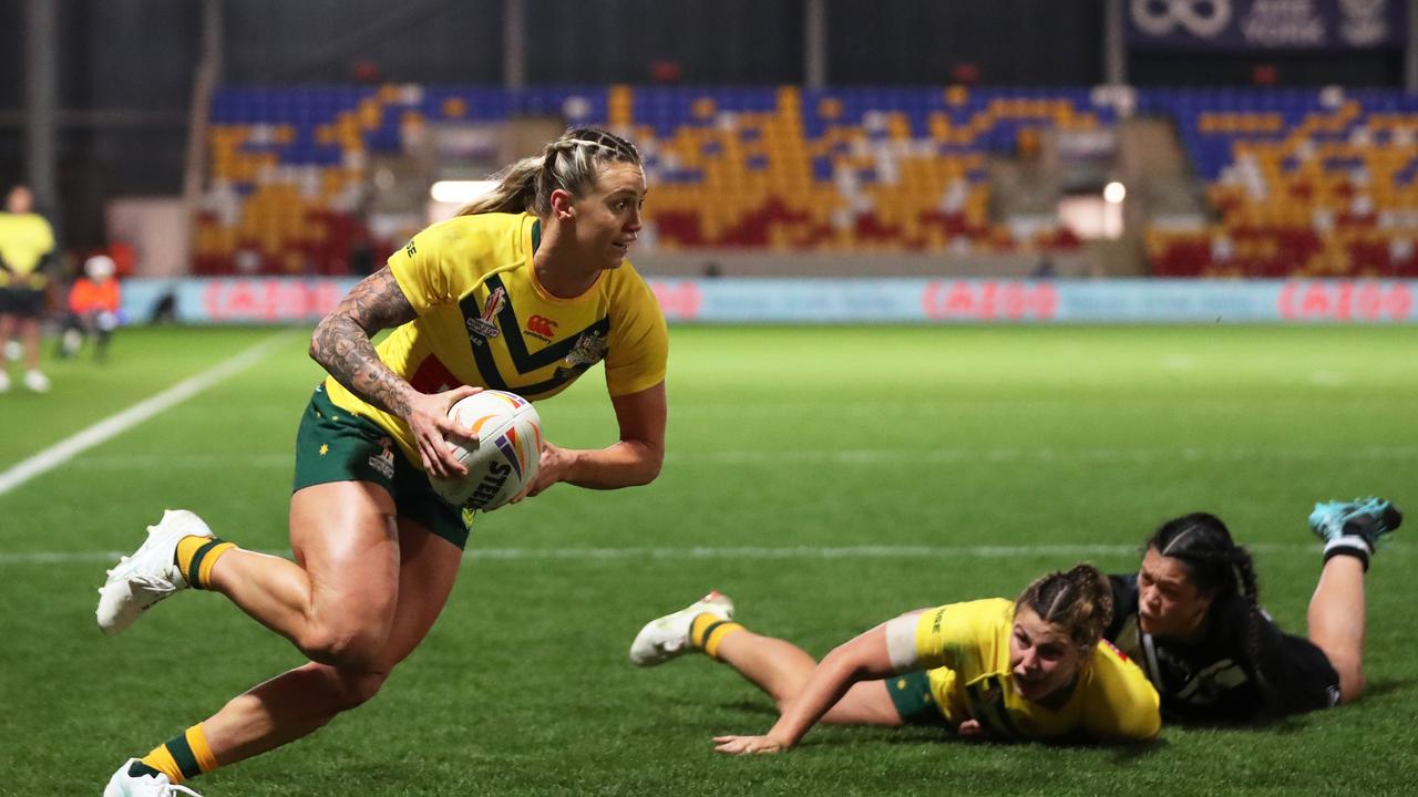 Julia Robinson scored the winner. Picture: Charlotte Tattersall/Getty Images for RLWC