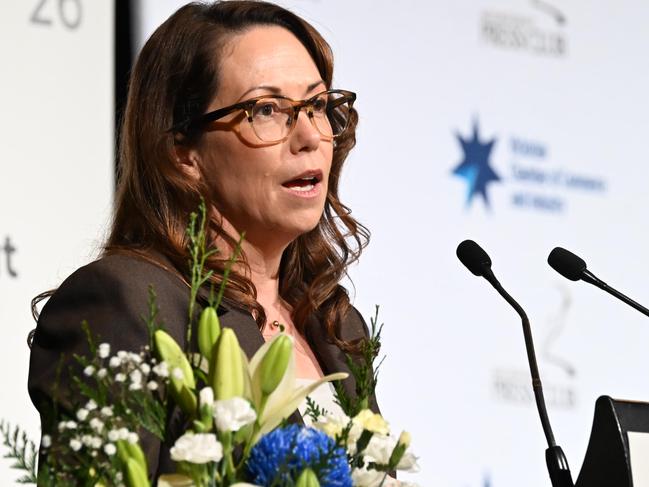 Treasurer Jaclyn Symes will fly to New York on Wednesday to meet with heads of ratings agencies. Picture: Supplied