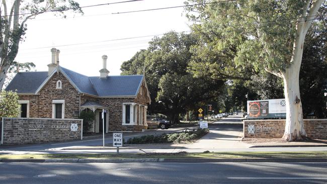 Seymour College pedestrian crossing and other General views including the main entrance. 16 June 2023. Picture Dean Martin