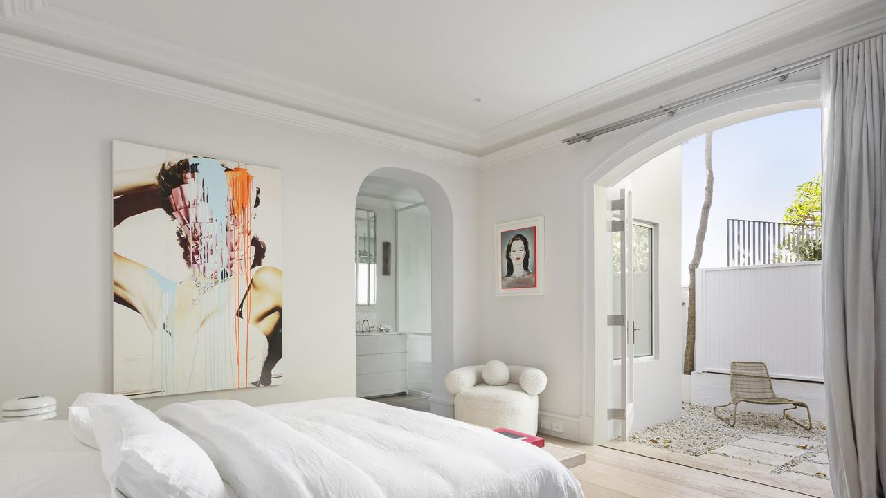One of the three bedrooms.