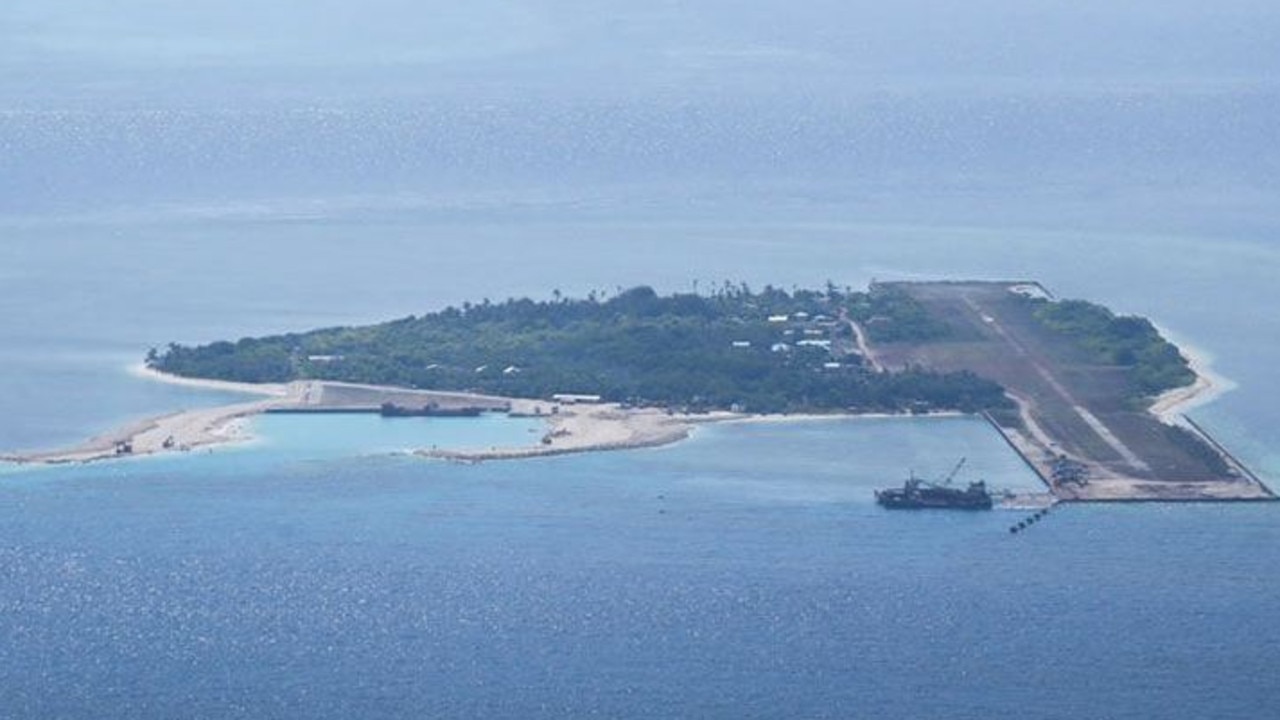 The Spratly Islands, a disputed archipelago in the South China Sea.