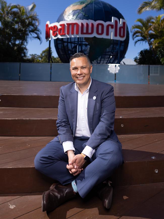 Dreamworld CEO Greg Yong. Picture: David Kelly.