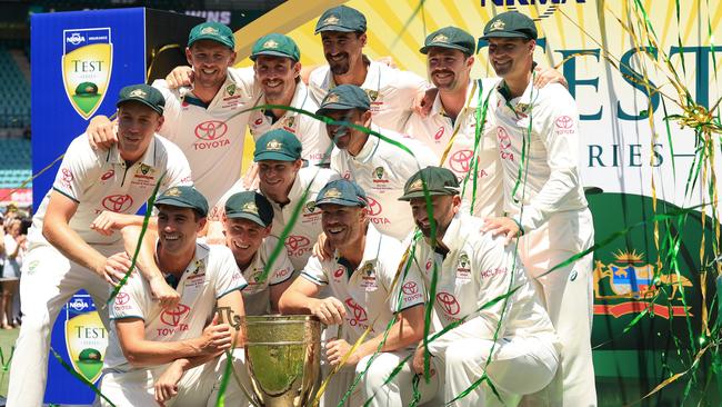 Australia’s success this summer, winning all three Tests inside four days, has left TV channels without any cricket to show. Picture: Getty