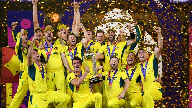 Australia are ODI World Cup winners for a sixth time. (Photo by Gareth Copley/Getty Images)