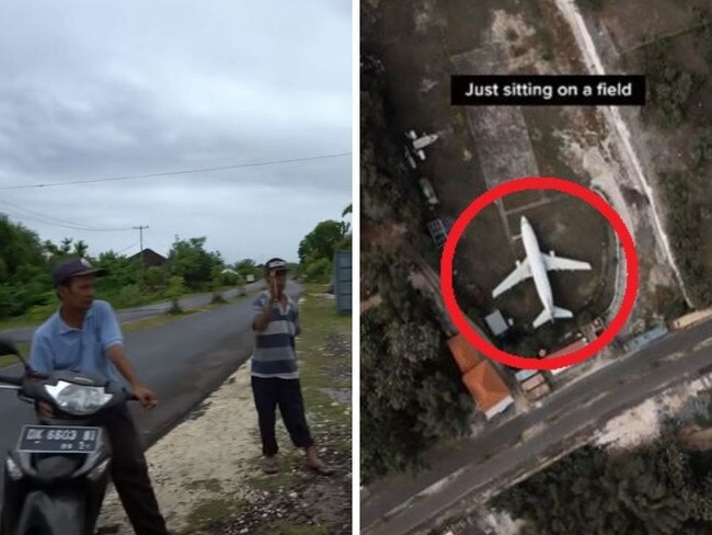 ‘No one knows’: Mystery of abandoned plane in Bali