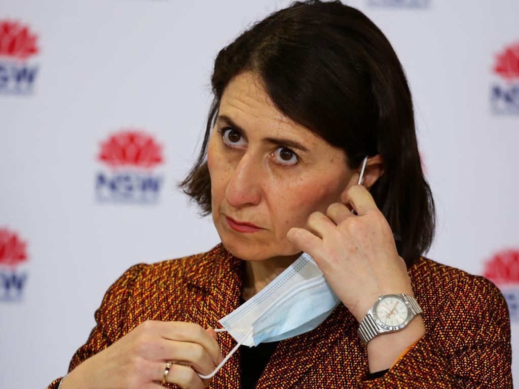 NSW Premier Gladys Berejiklian has repeatedly clashed with Mr McGowan on how to handle the pandemic. Picture: Gaye Gerard / NCA NewsWire