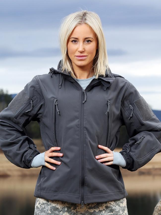 Roxy Jacenko as a contestant on reality show SAS Australia.