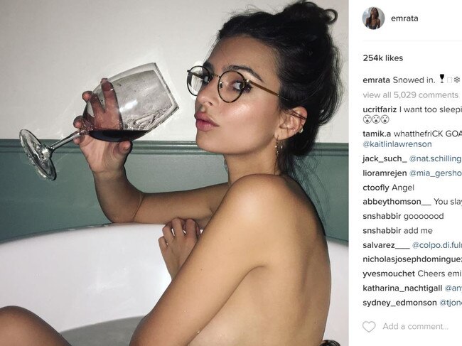 Emily Ratajkowski. Picture: Instagram