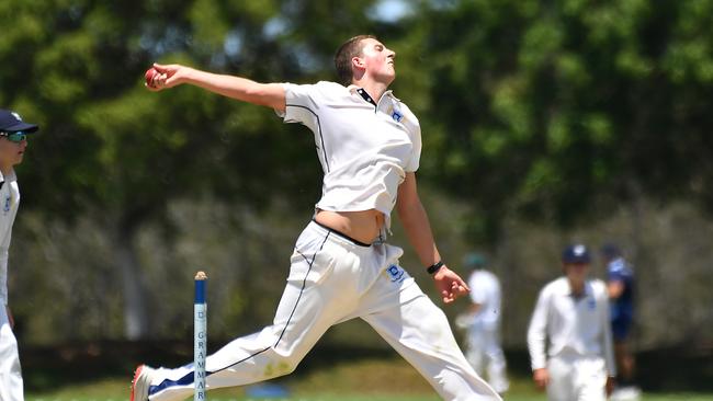 GPS First XI cricket match between Brisbane Grammar School and Brisbane Boys College. Saturday January 28, 2023. Picture, John Gass