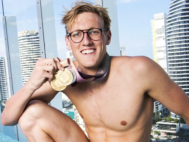Commonwealth Games - 2018. Mack Horton pictured at The Star Gold Coast.Picture: NIGEL HALLETT
