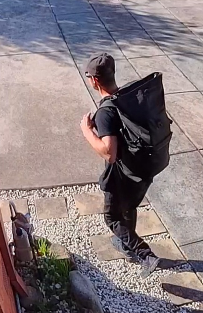 He was last seen wearing these clothes (pictured).