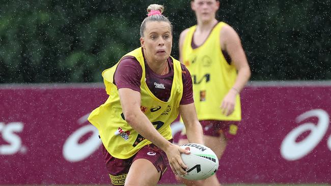 Former Bronco Lauren Brown is excited to link with coach Karyn Murphy at the Titans. Picture: Liam Kidston