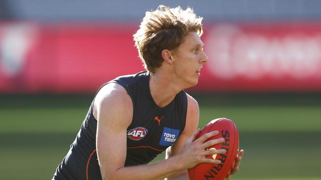 Lachie Whitfield will serve the mandatory 12-day concussion period. Picture: Daniel Pockett/Getty Images