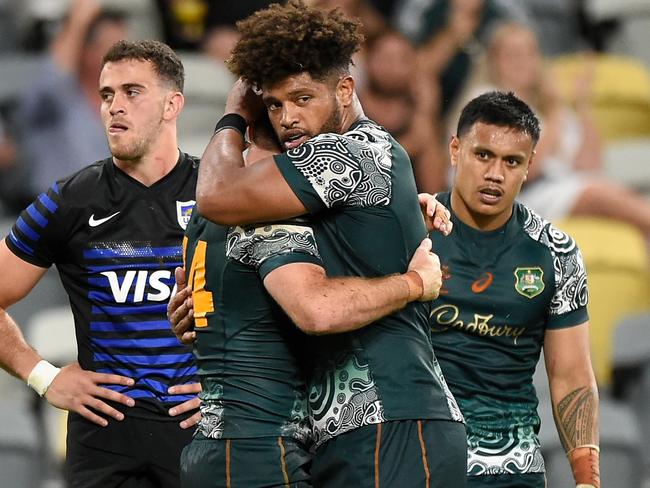 The Wallabies have now won three games in a row. (Photo by Matt Roberts/Getty Images)